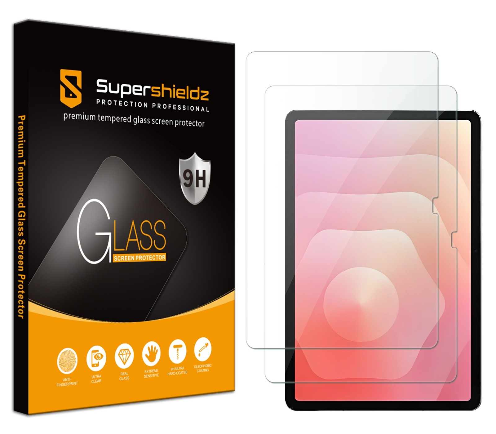 2x Supershieldz Tempered Glass Screen Protector for Samsung Galaxy Tab S11 (11")