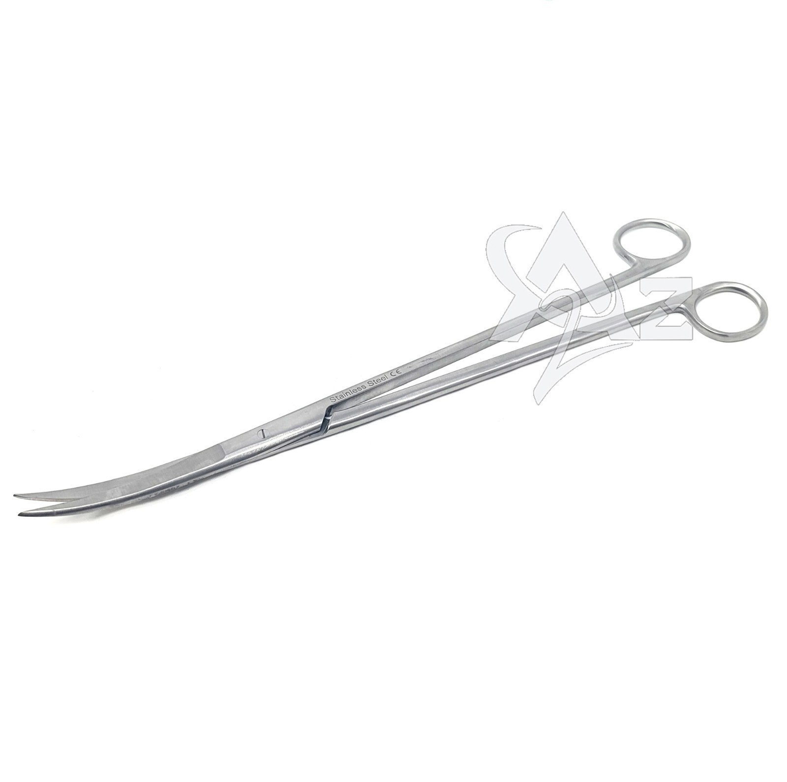 Fish Aquarium Cleaner Kelly Scissors Curved 12" Long Handle Sharp/Sharp New