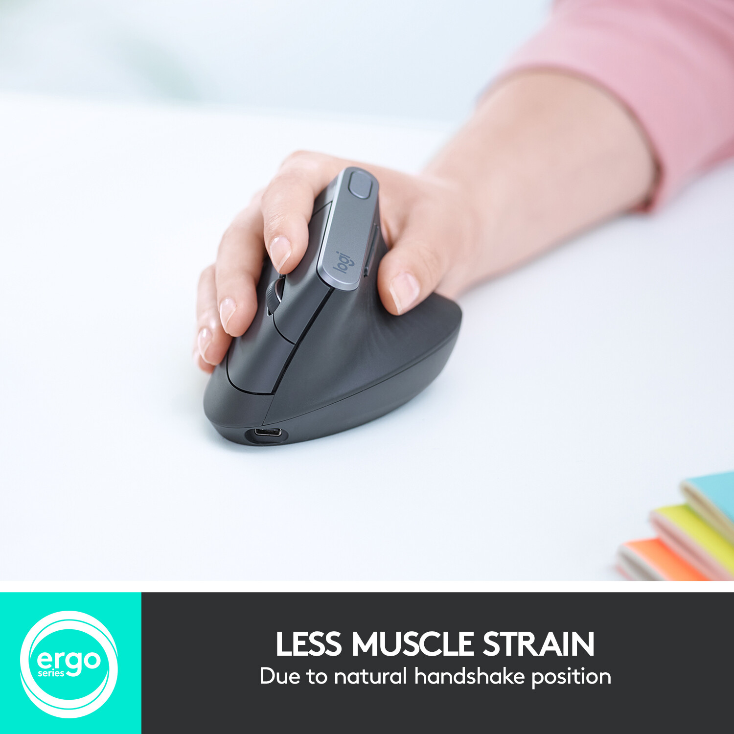 Logitech MX Vertical Wireless Mouse â Ergonomic Design