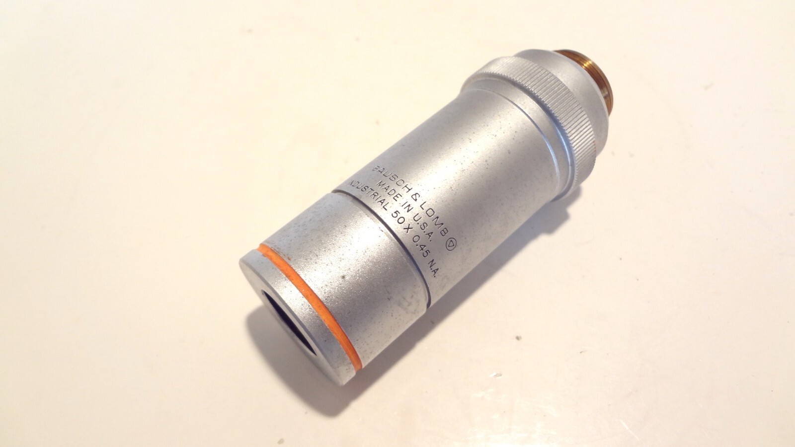 BAUSCH & LOMB INDUSTRIAL OBJECTIVE LENS 50X LONG WORKING DISTANCE **TESTED**