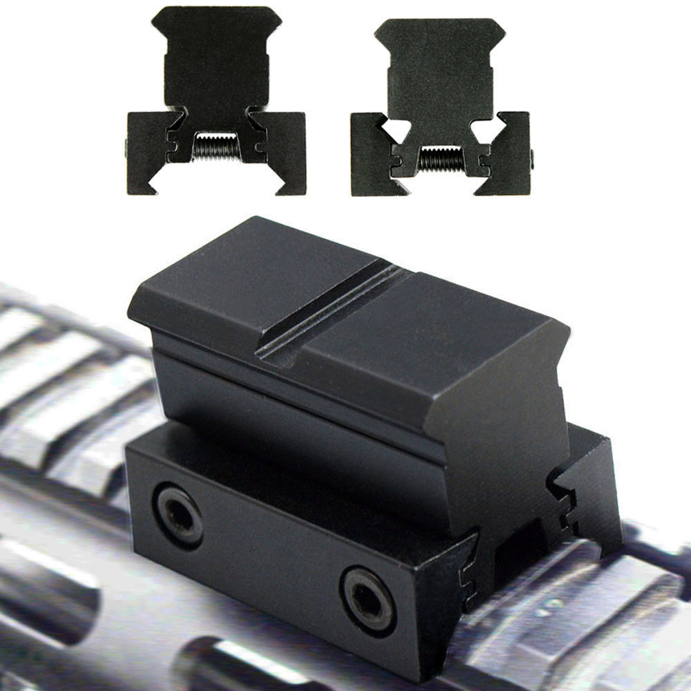 Reflex Red Green Dot Sight Scope w/ Dual High & Low Profile Rail Mounts