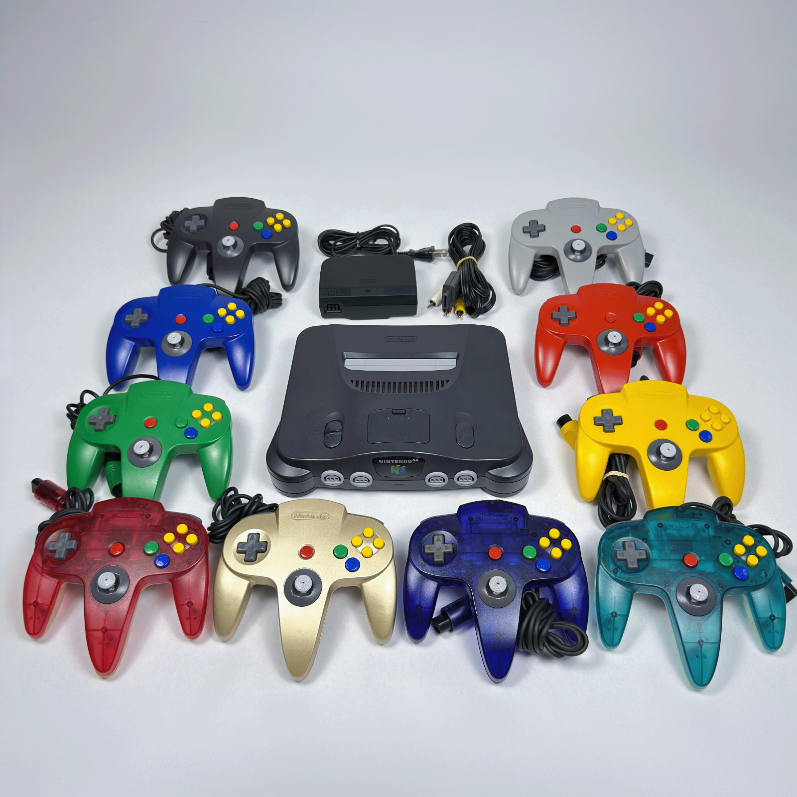 N64 Nintendo 64 Console + Official Controllers (Tight Sticks)  - USA Seller