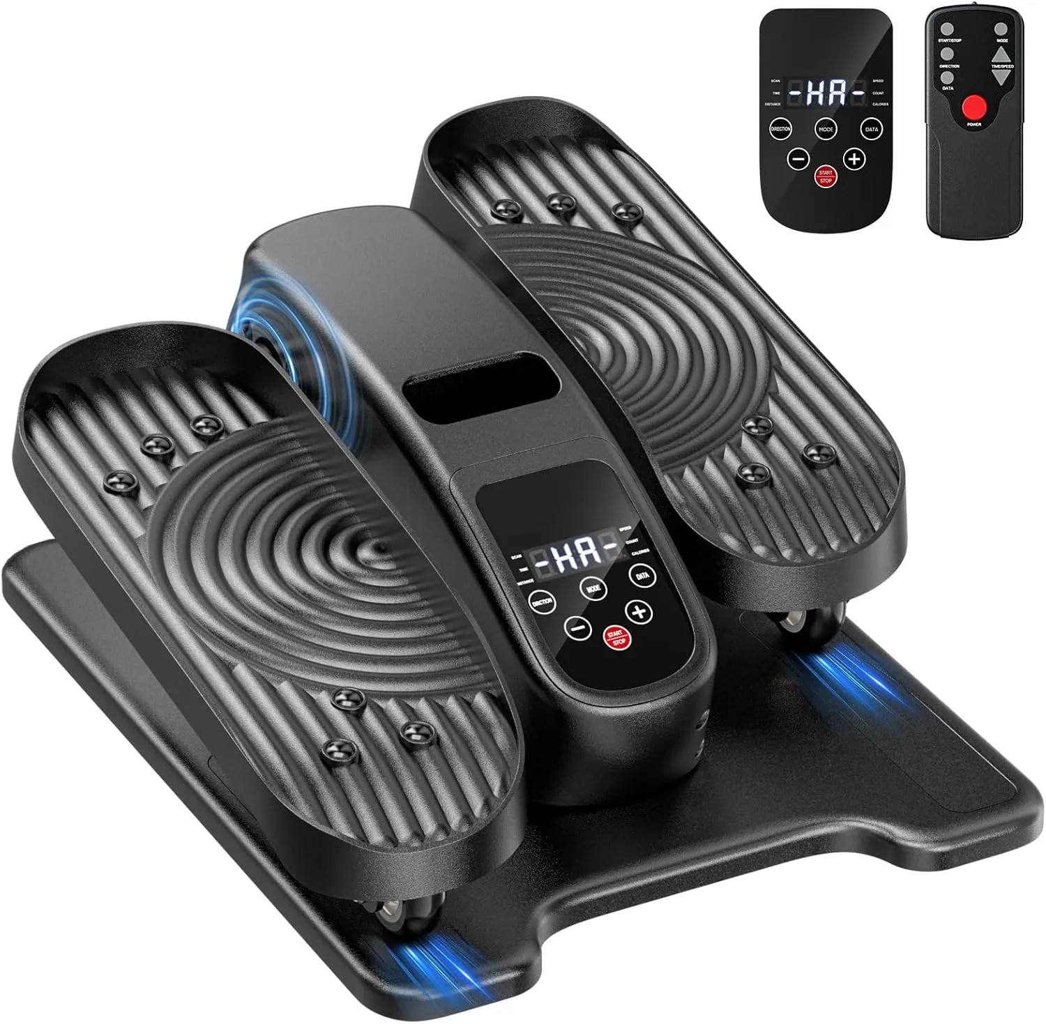 Under Desk Elliptical Machine Mini Leg Exerciser With Remote Quiet Portable Home