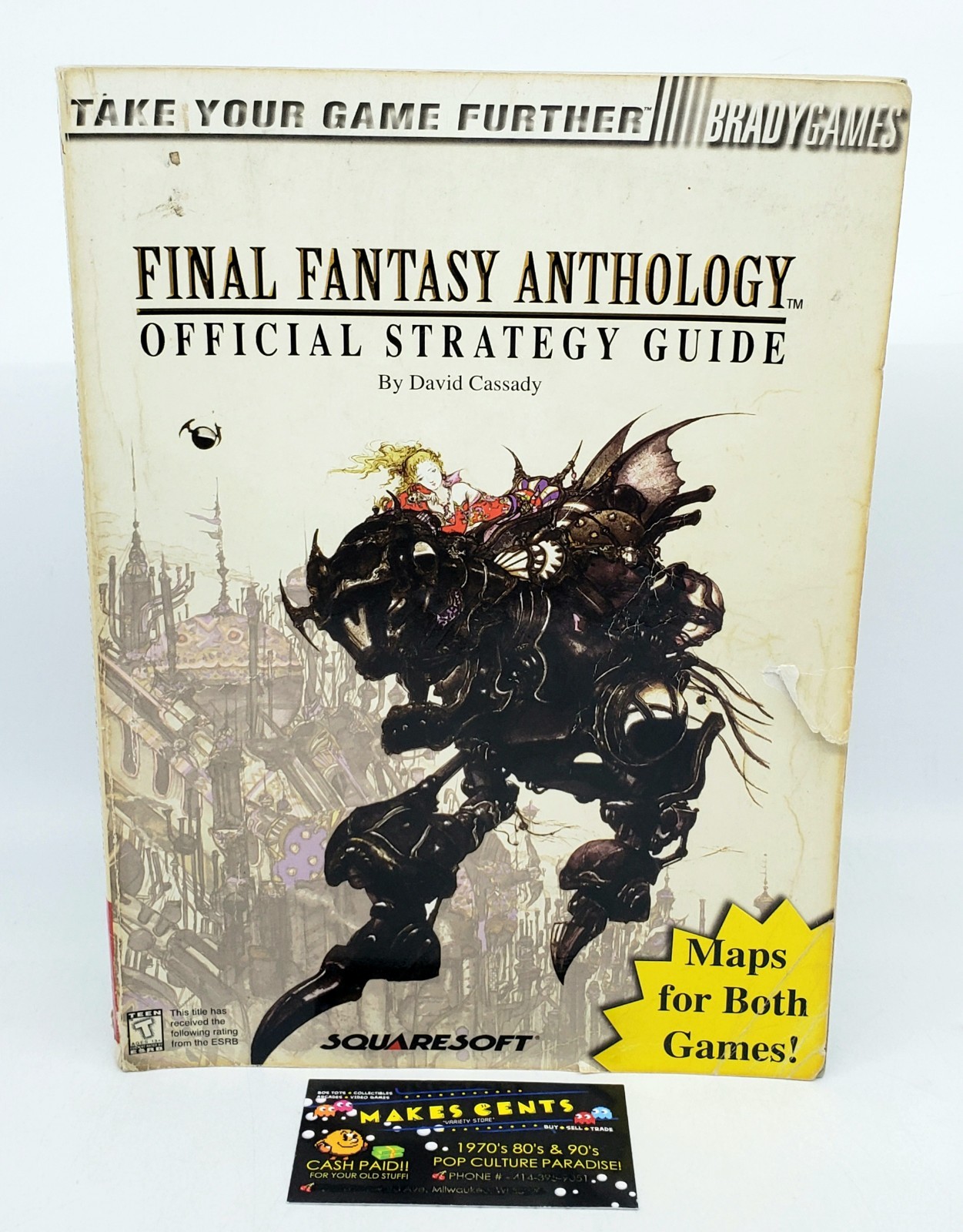 Final Fantasy Anthology Official Strategy Guide Brady Games 1999 - READ!