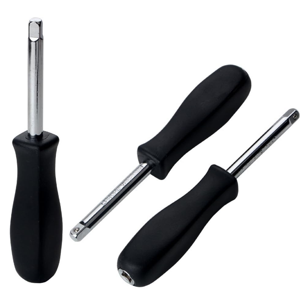 3 Pcs 1/4 Inch Drive Spinner Handle, Standard Socket Driver Handle for Car, A...
