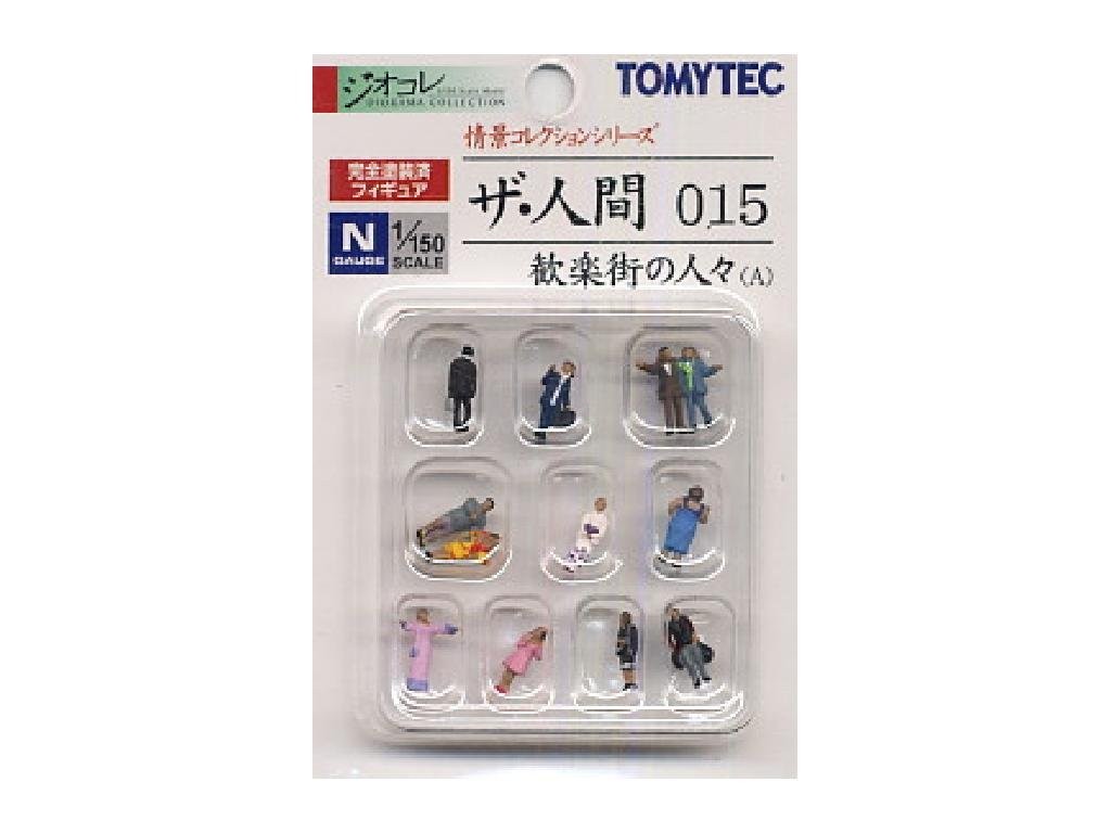 TOMYTEC Scene Collection The Human 015 People in the Red Light District A Dioram
