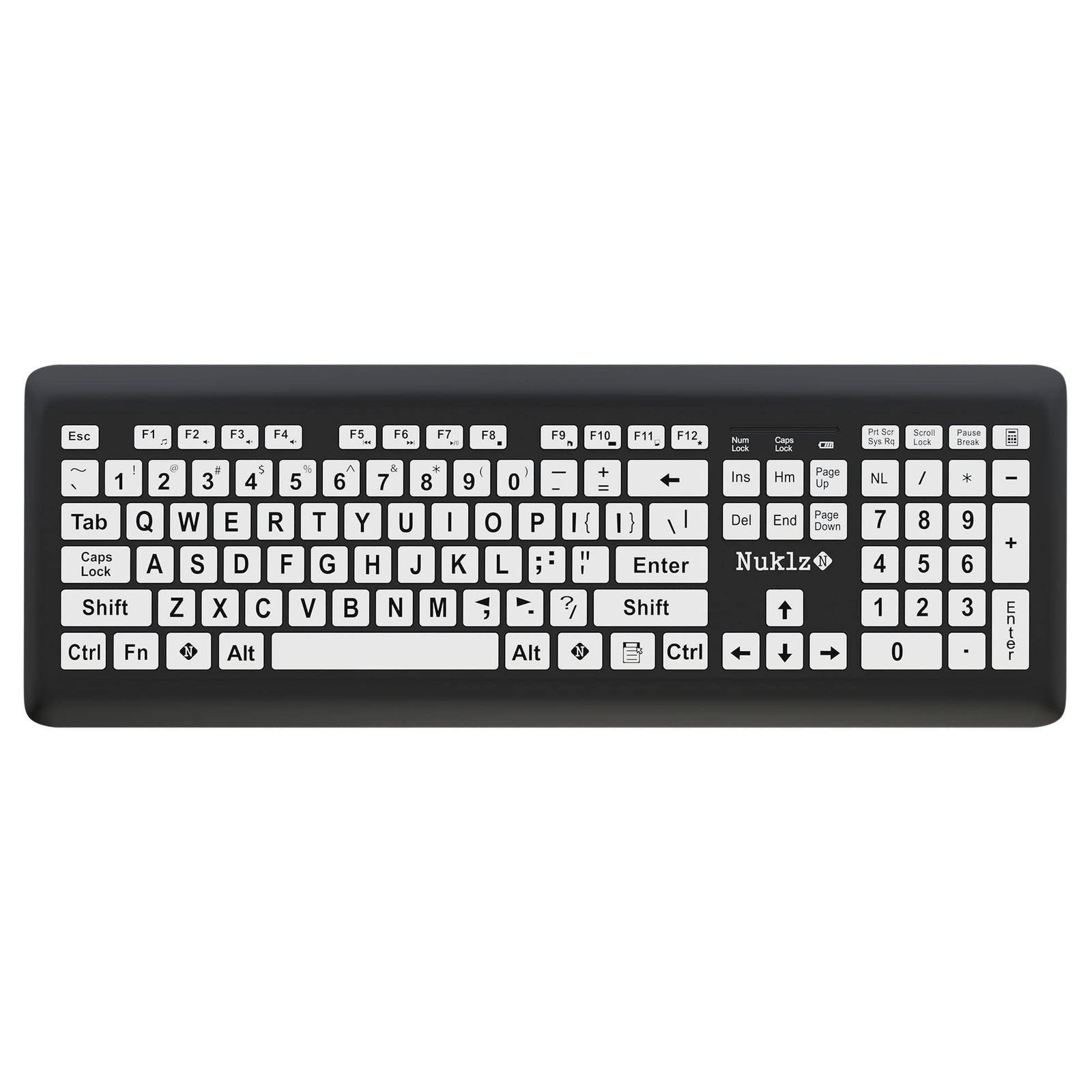 Magnus 325 | Wireless Large Print Full Size Computer Keyboard | High Contrast...