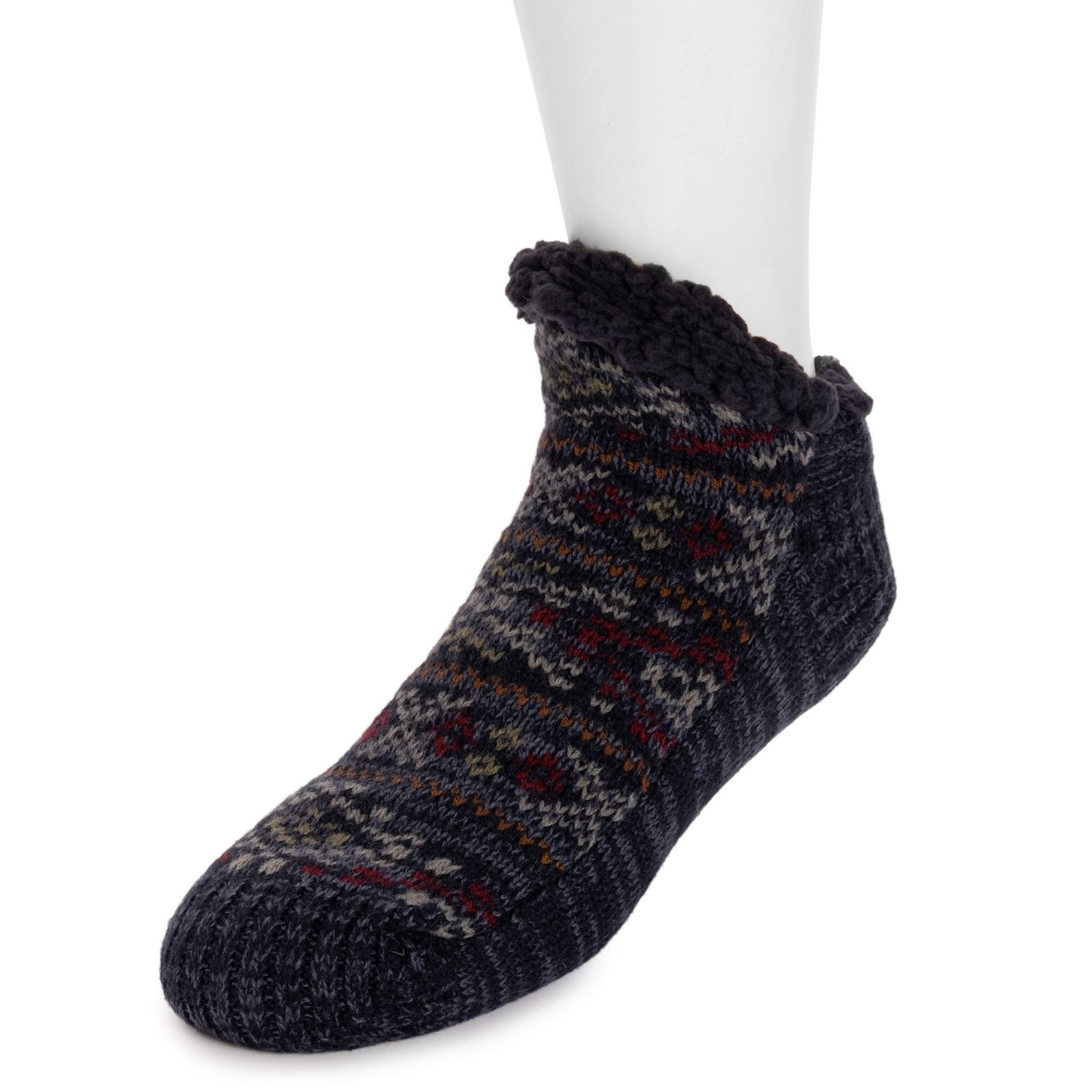 MUK LUKS Men's Ankle Cabin Socks