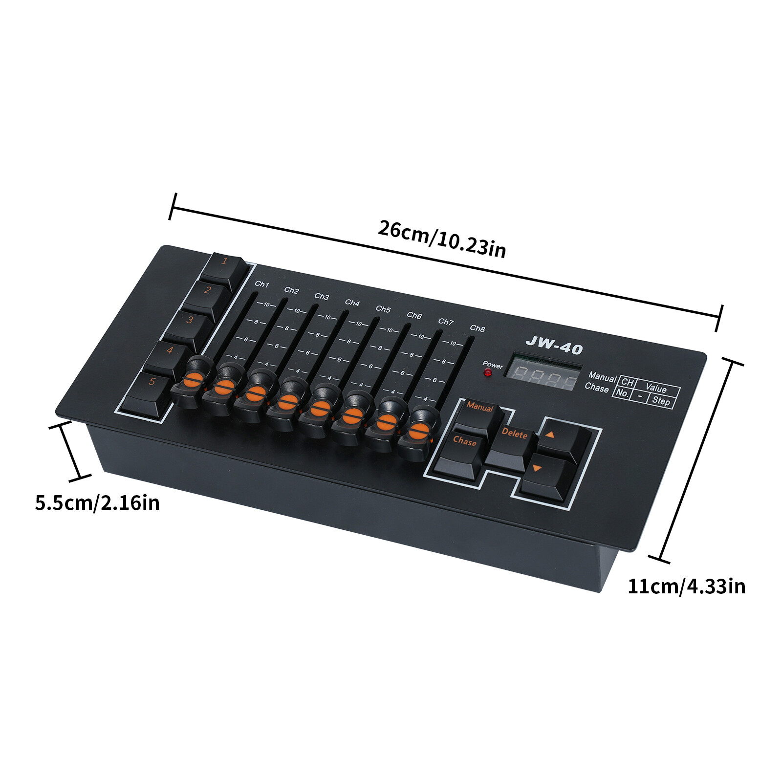 DMX 40 Channels Mini Operator Console Control For Stage Lighting DJ Disco Party