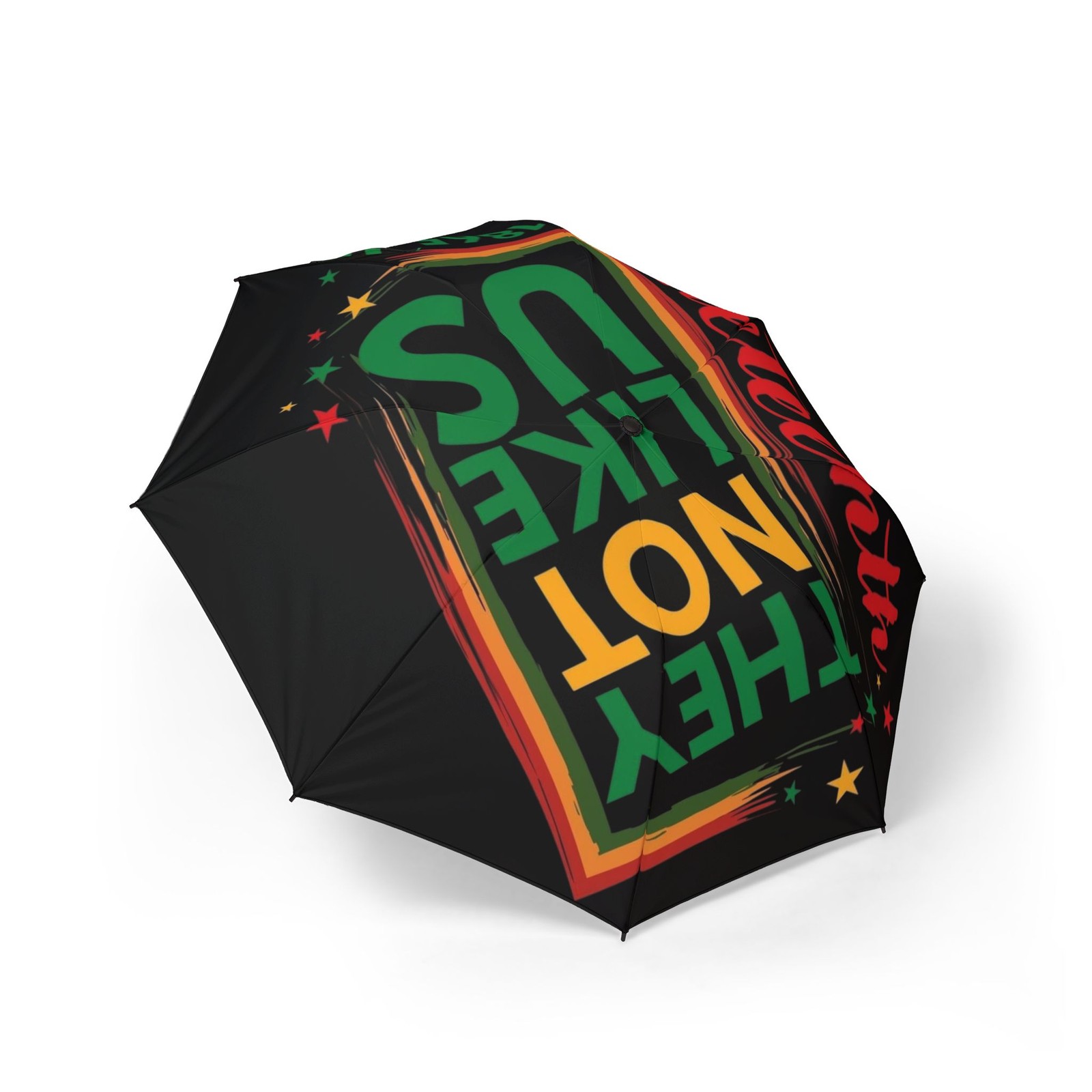 They Not Like Us umbrella | Foldable Rain Umbrella, Graphic Text Design