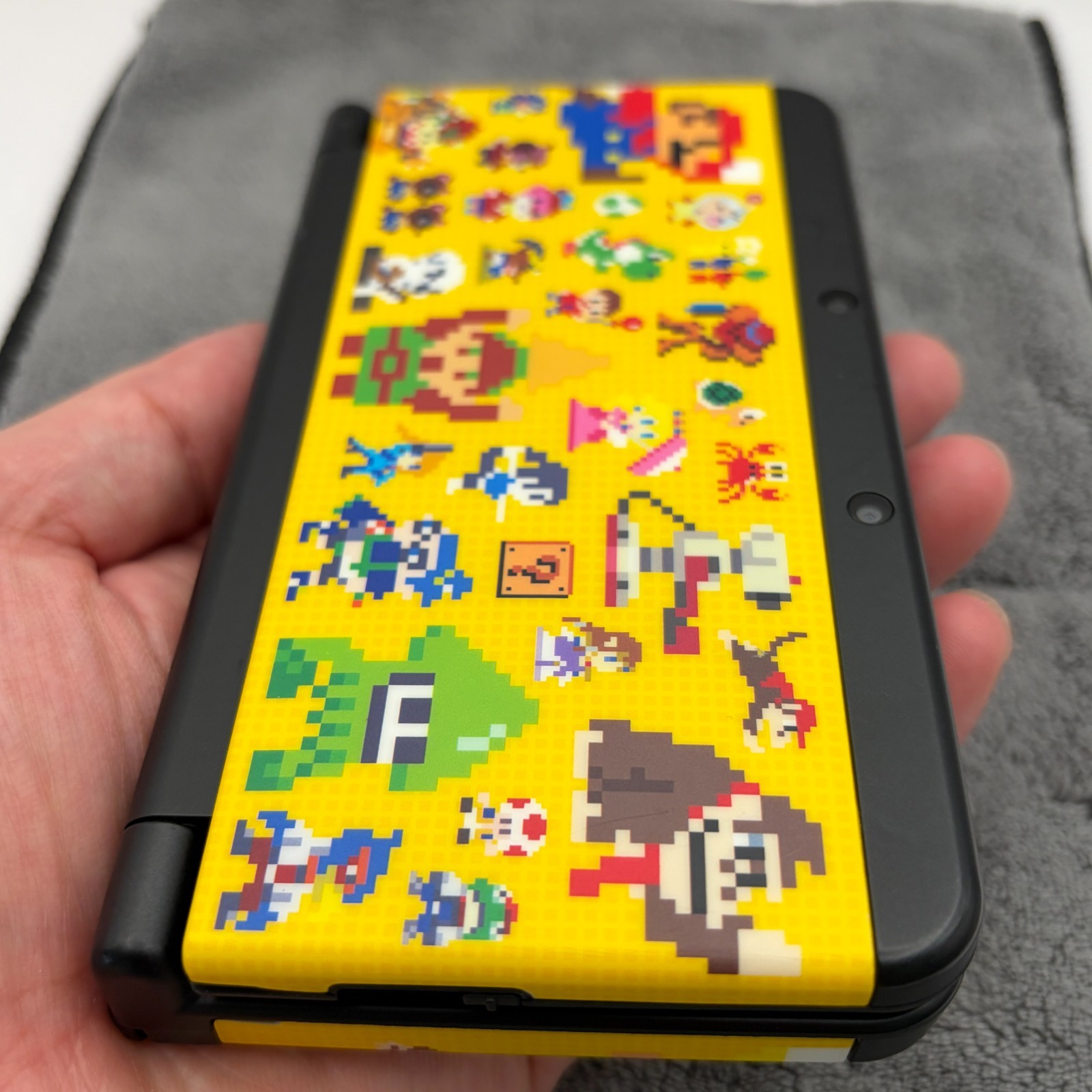 【Excellent5】New Nintendo 3DS Handheld Console Rare KTR001 Mario Plate From Japan