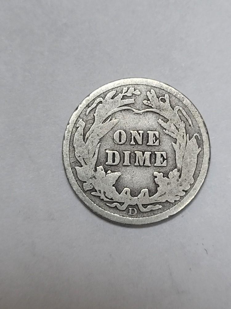 1910 D Barber Dime CHEAP !!!