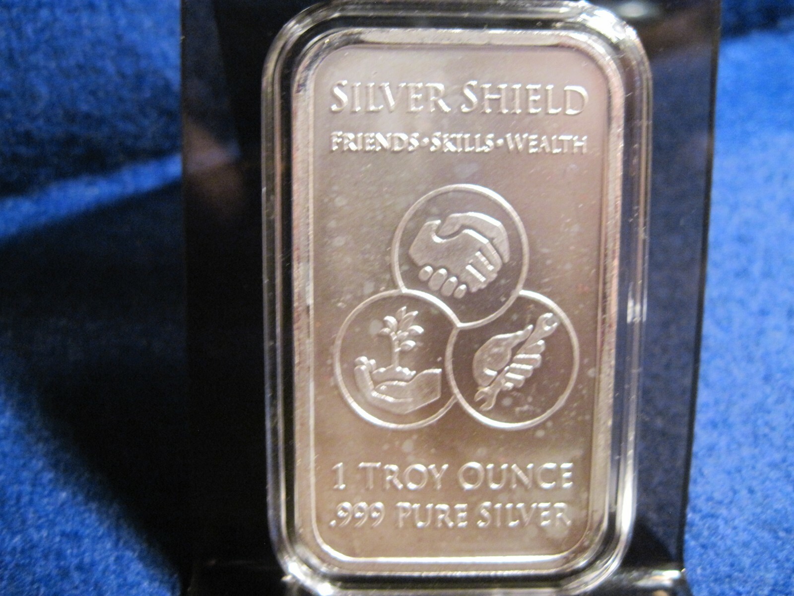 Duality BU Silver Shield 1oz Bar .999 Silver Conscientia