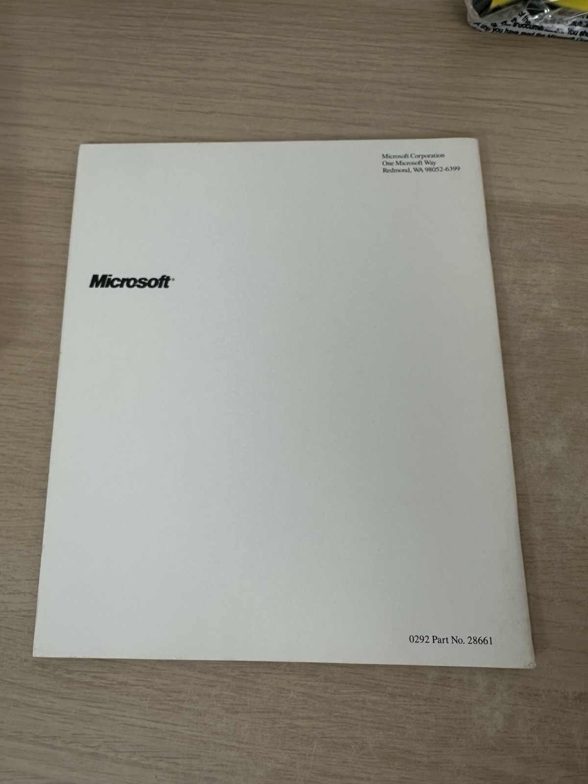Microsoft Windows 3.1 Operating System + Microsoft Mouse - Vintage 1992 Big Box