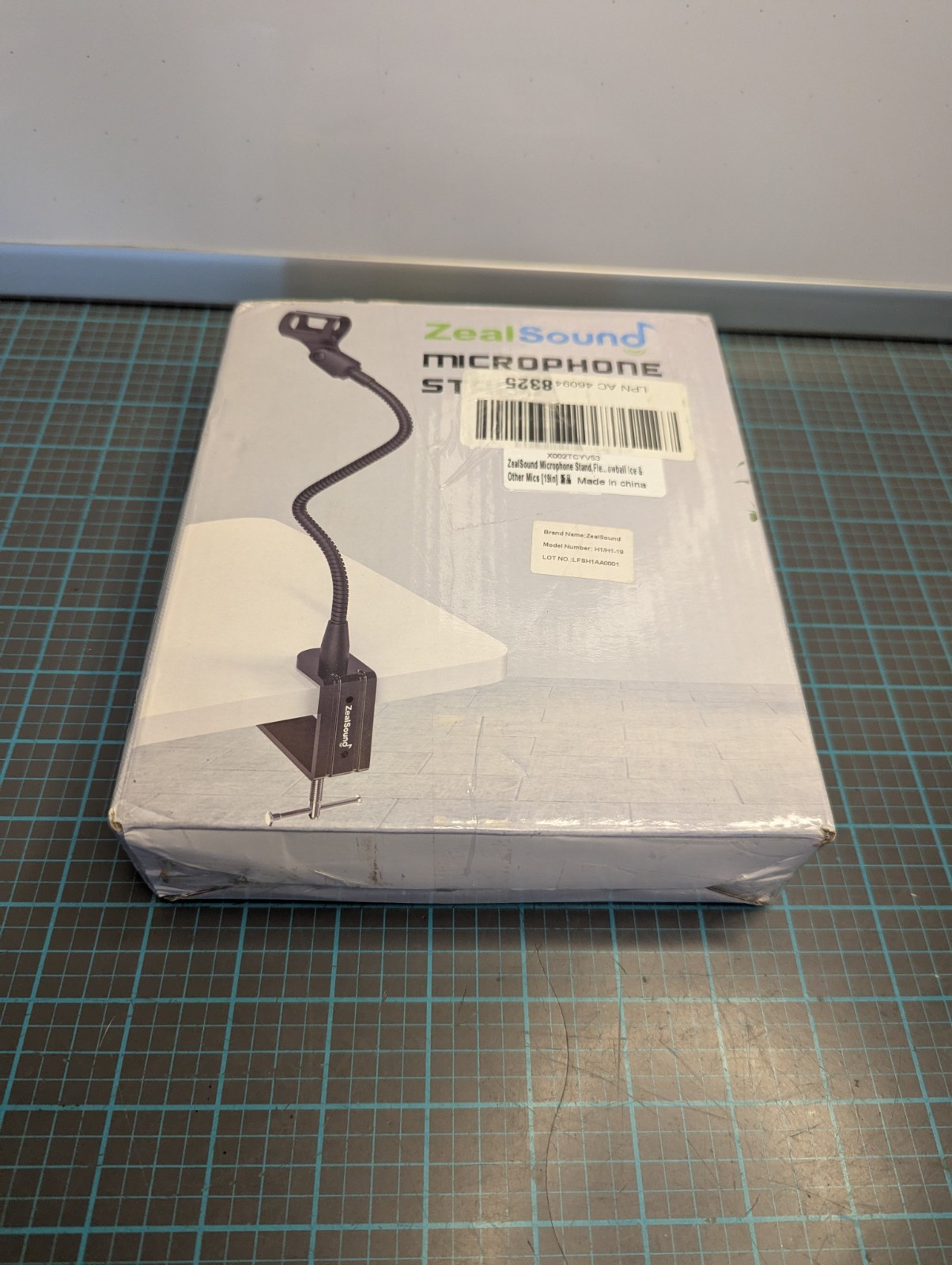 ZealSound Flexible Gooseneck Microphone Stand with Desk Clamp
