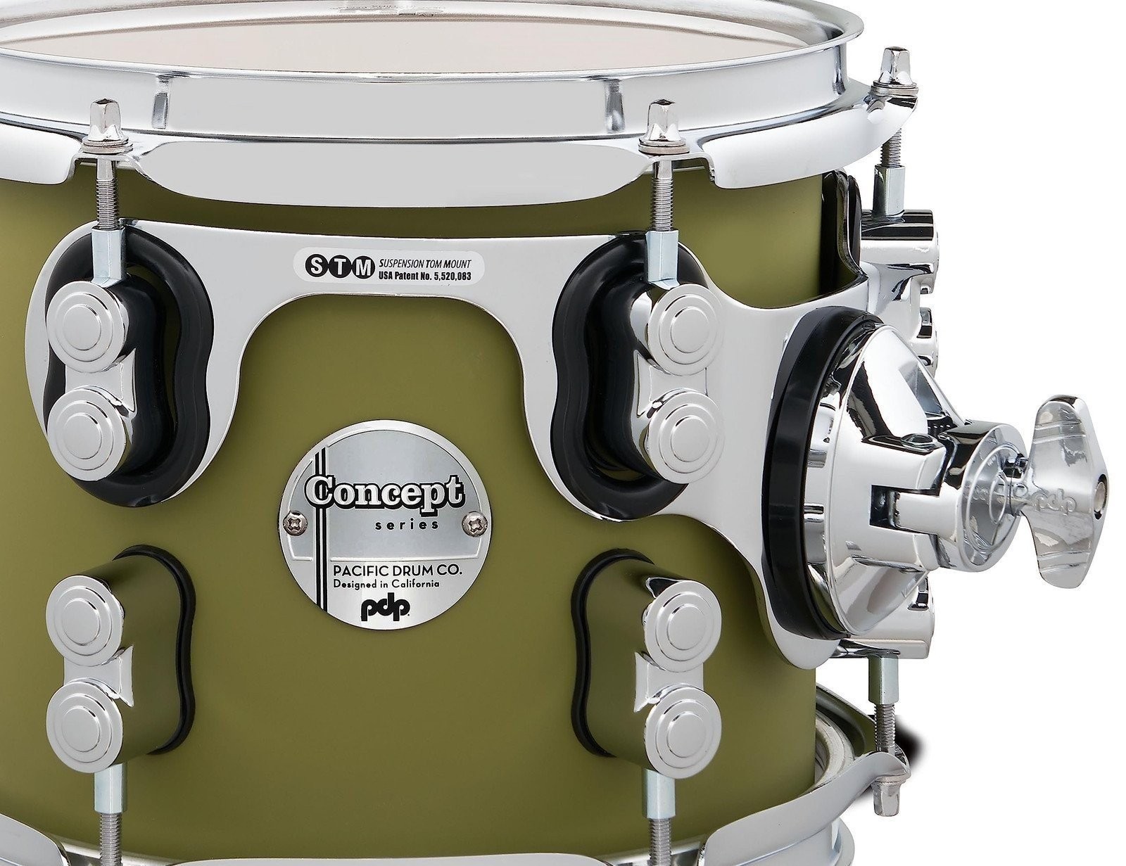 Pacific Drums & Percussion PDP Concept Maple Rock 3-Piece Satin Olive Drum...