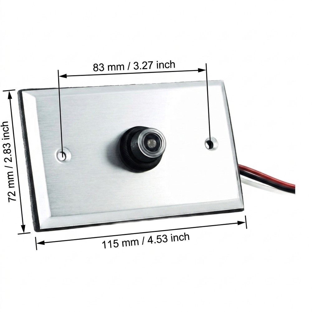 Wall-Mounted Light Sensor Switch 2pcs SR05 for Courtyard Landscape Lighting
