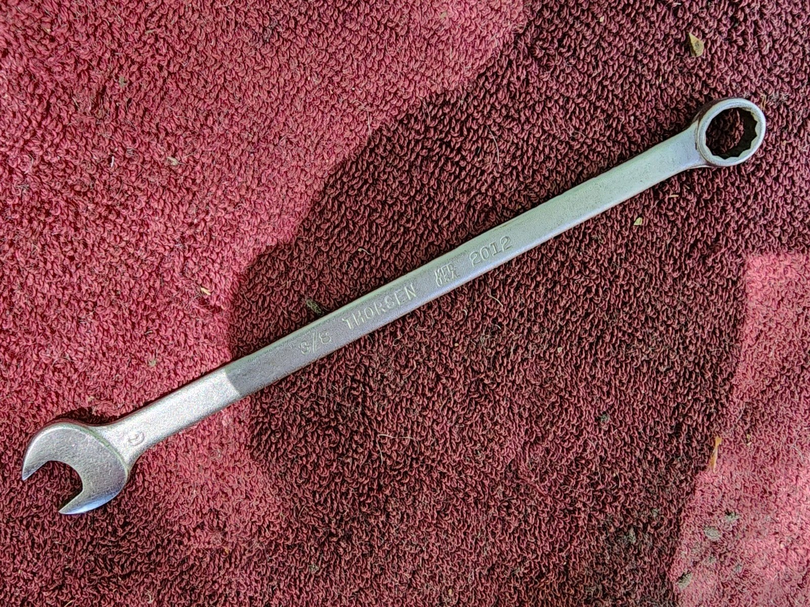 Vintage Thorsen USA 2012 3/8" Combination Wrench