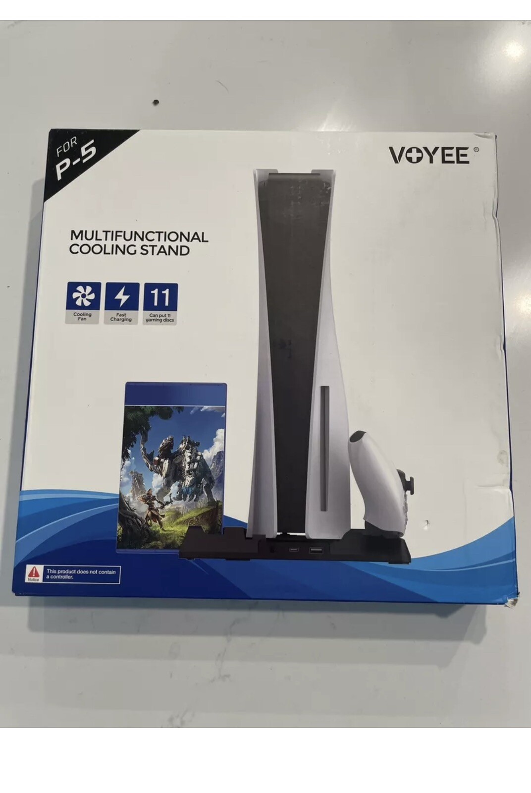 PS5 Stand, VOYEE PS5 Accessories System multifunctional cooling stand sealed