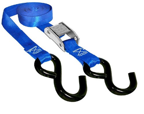 SPI TIE DOWN STRAPS 1" X 66" 2000 LB. BLUE 12-140-2
