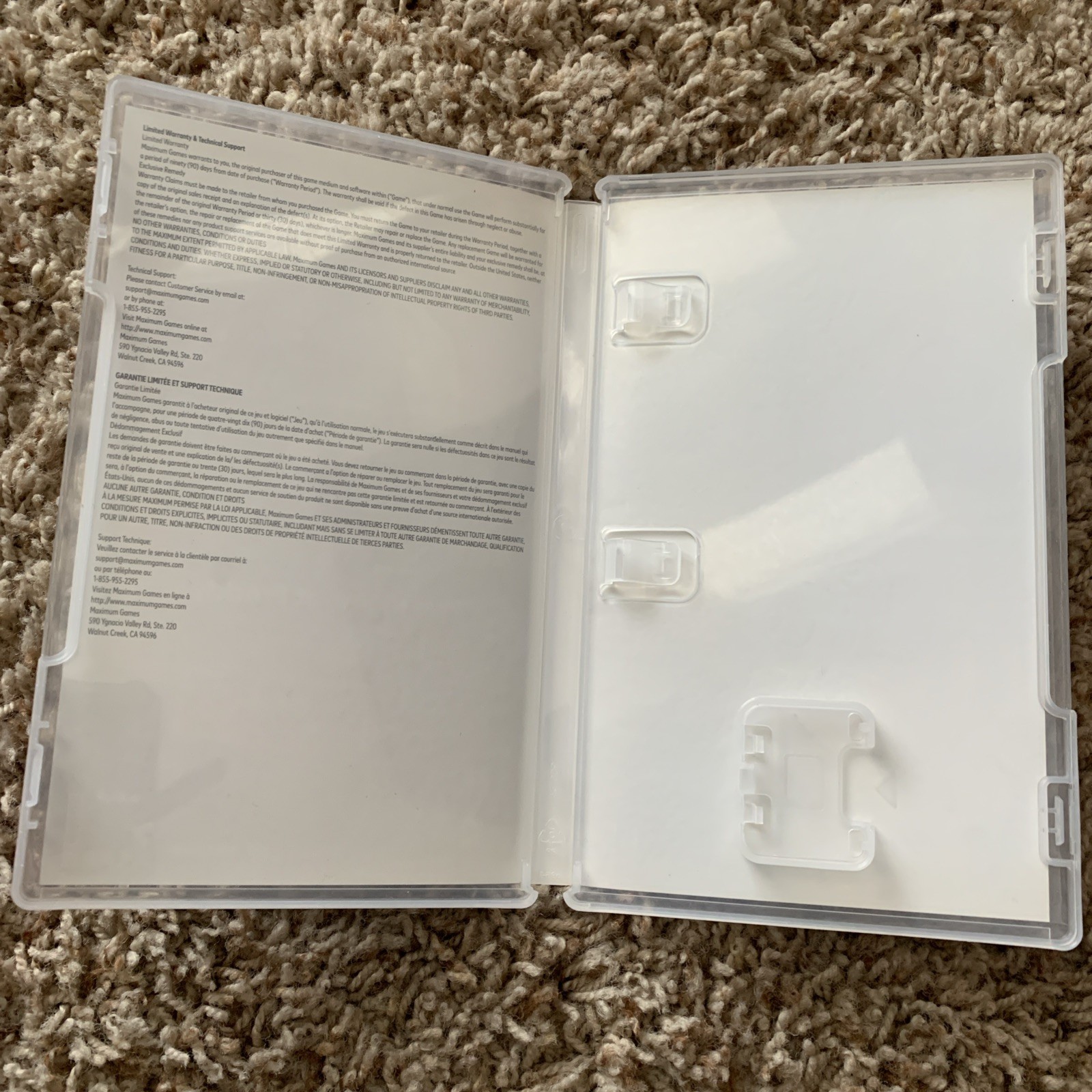 Empty Replacement Case! Five Nights At Freddy’s : Help Wanted Nintendo Switch