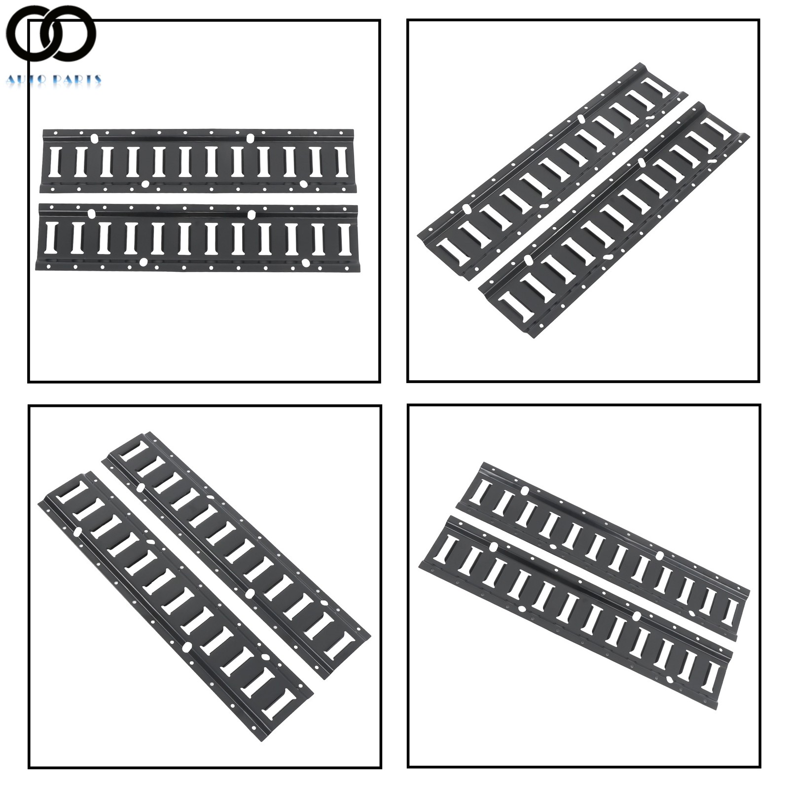 8 Piece 2' E Track Tie-Down Trailer Kit Fits Universal High Quality Horizontal