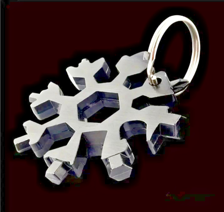 18-in-1 Snowflake Multi-Tool Stainless Steel Multitool Screwdriver Opener New