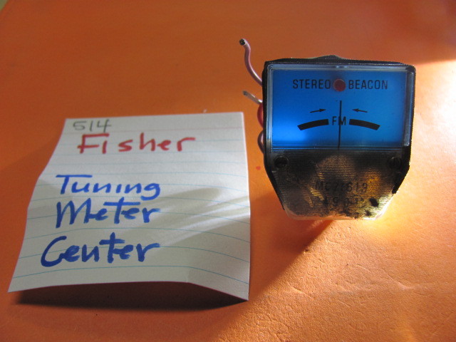 📈FISHER 514 QUAD RECEIVER TUNING METER CENTER