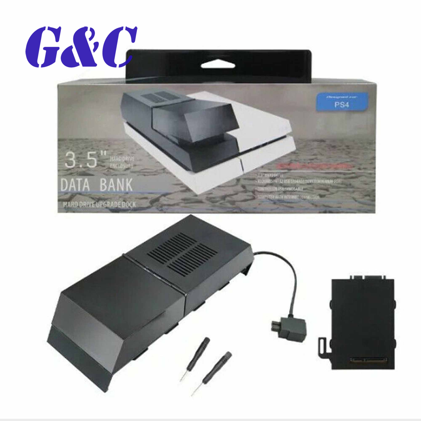 2TB Hard Drive External Box For PS4 Internals Memory Extra Storage Data Bank