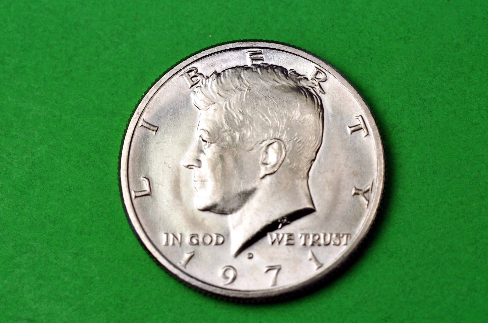 1971-D GEM  BU  Mint State Kennedy US Half Dollar Coin