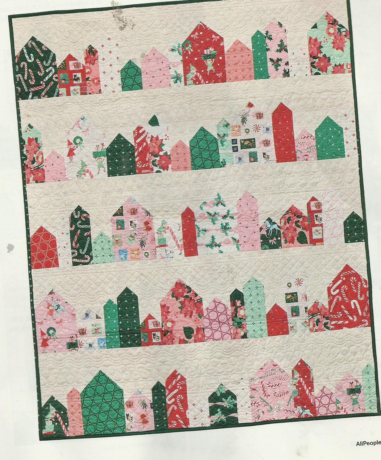 D0018 HOLIDAY LANE QUILT PATTERN/INSTRUCTIONS
