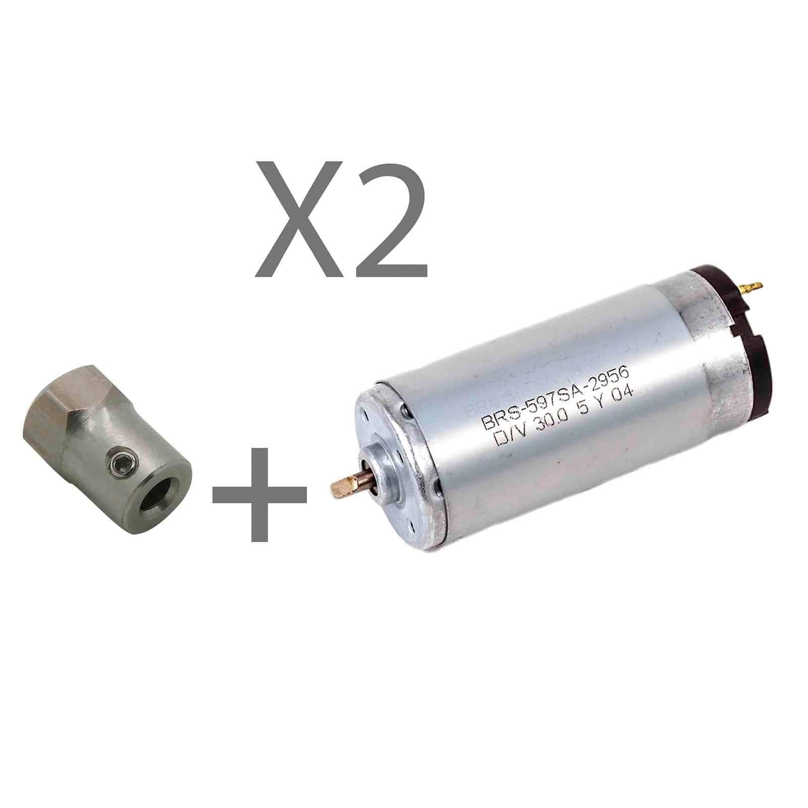 2x Electric Motor+Coupling for CATERCHOICE Handheld Doner Kebab Knife Slicer