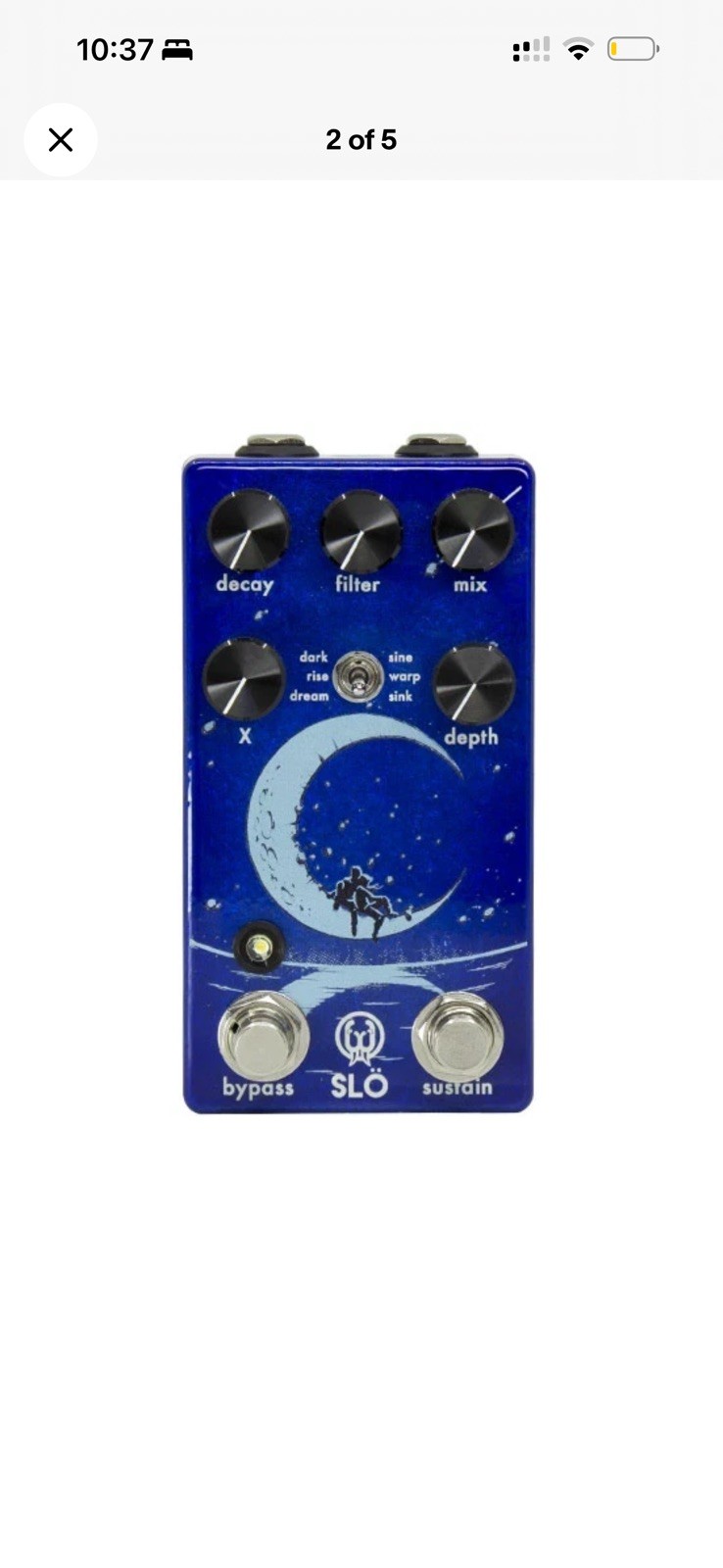 New Walrus Audio Slö Multi Texture Reverb Guitar Effects Pedal Slo