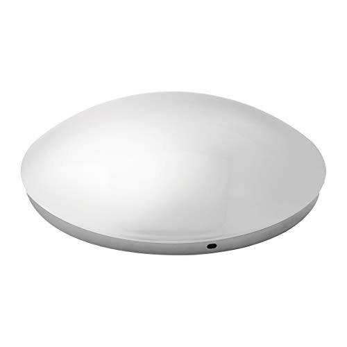 10612 Chrome Hub Cap for Aluminum Wheel-8-23/32 Inches, 1" Lip, 4 Even Notches