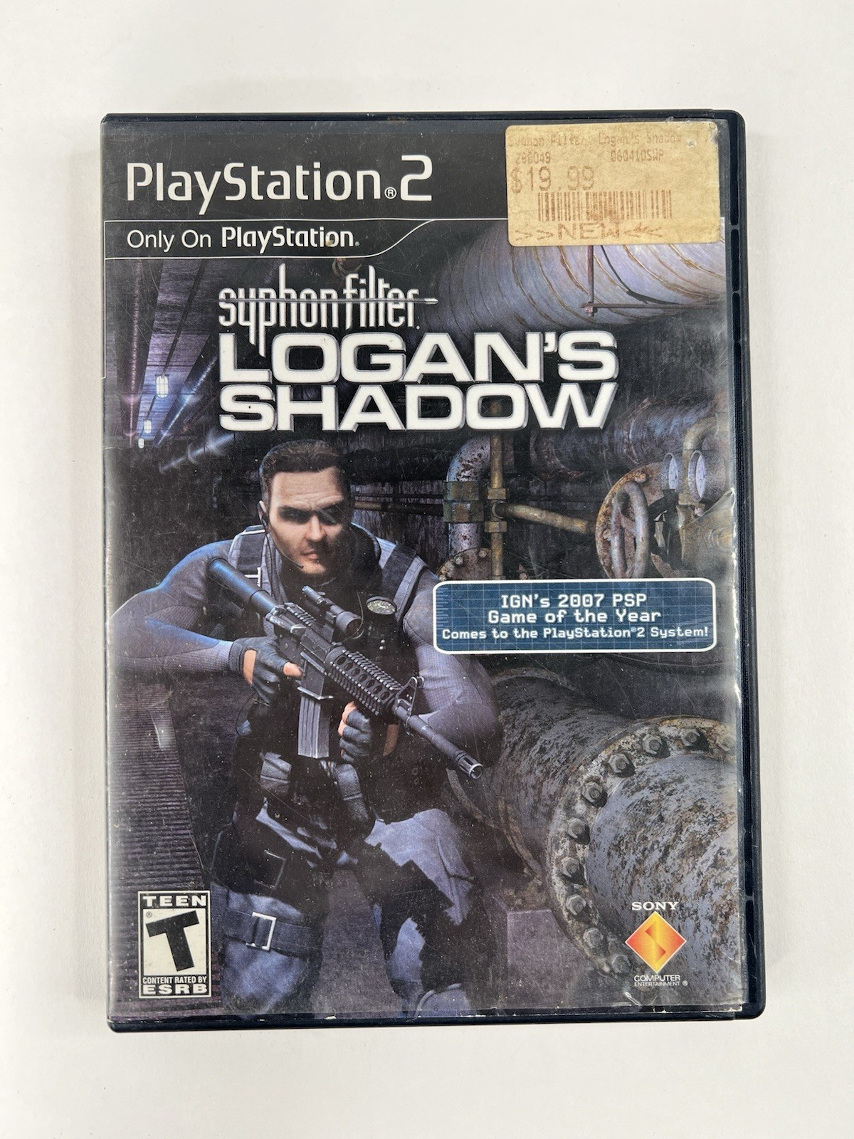 Syphon Filter Logan's Shadow - Sony PS2 - CASE & MANUAL ONLY (NO GAME)