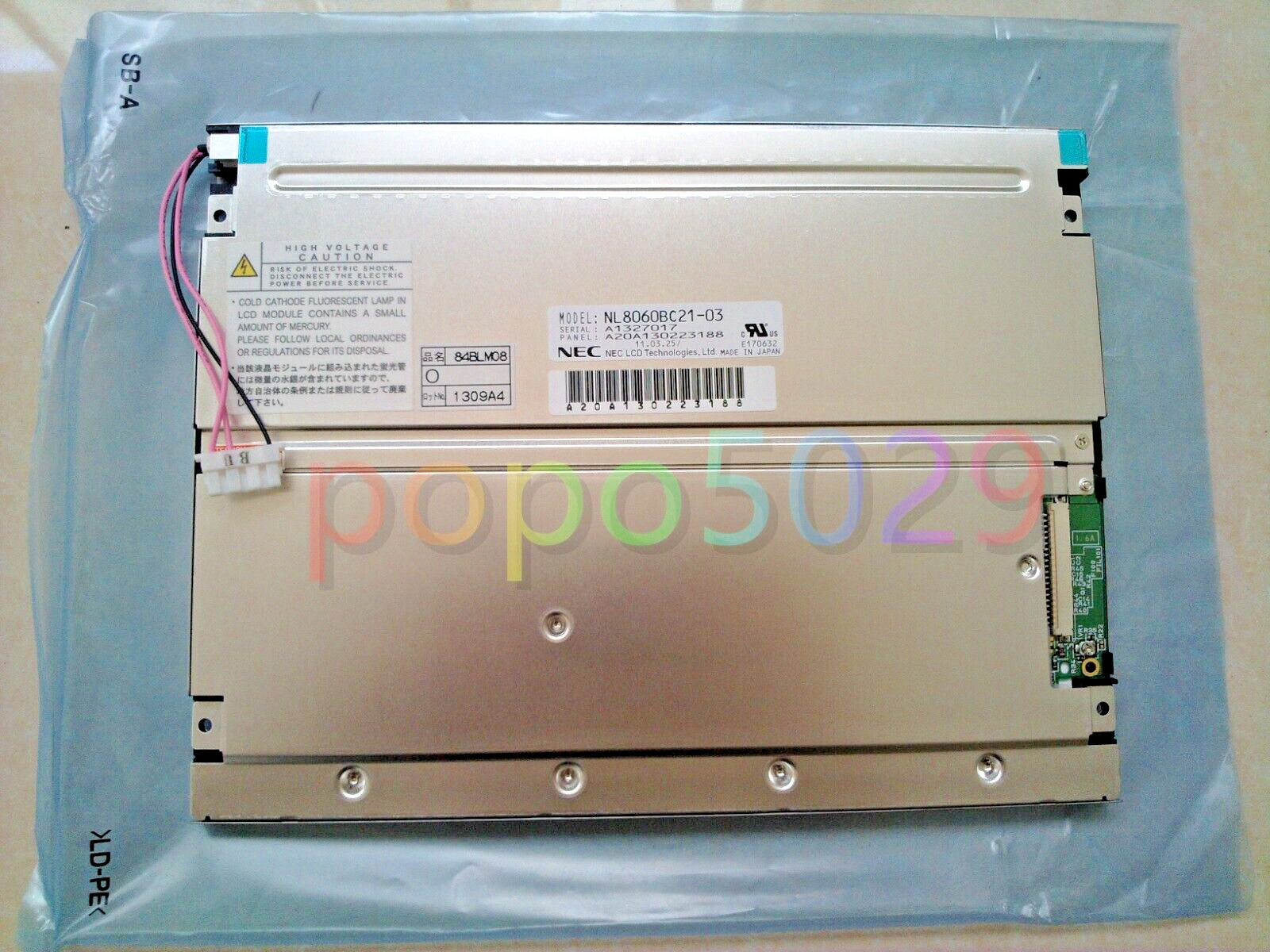 NL8060BC21-03  original industrial display LCD screen 8.4-inch , Fast Shipping