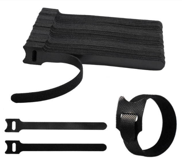 60 PCS 6" Reusable Cable Ties Adjustable Cord Straps Wire Organizer