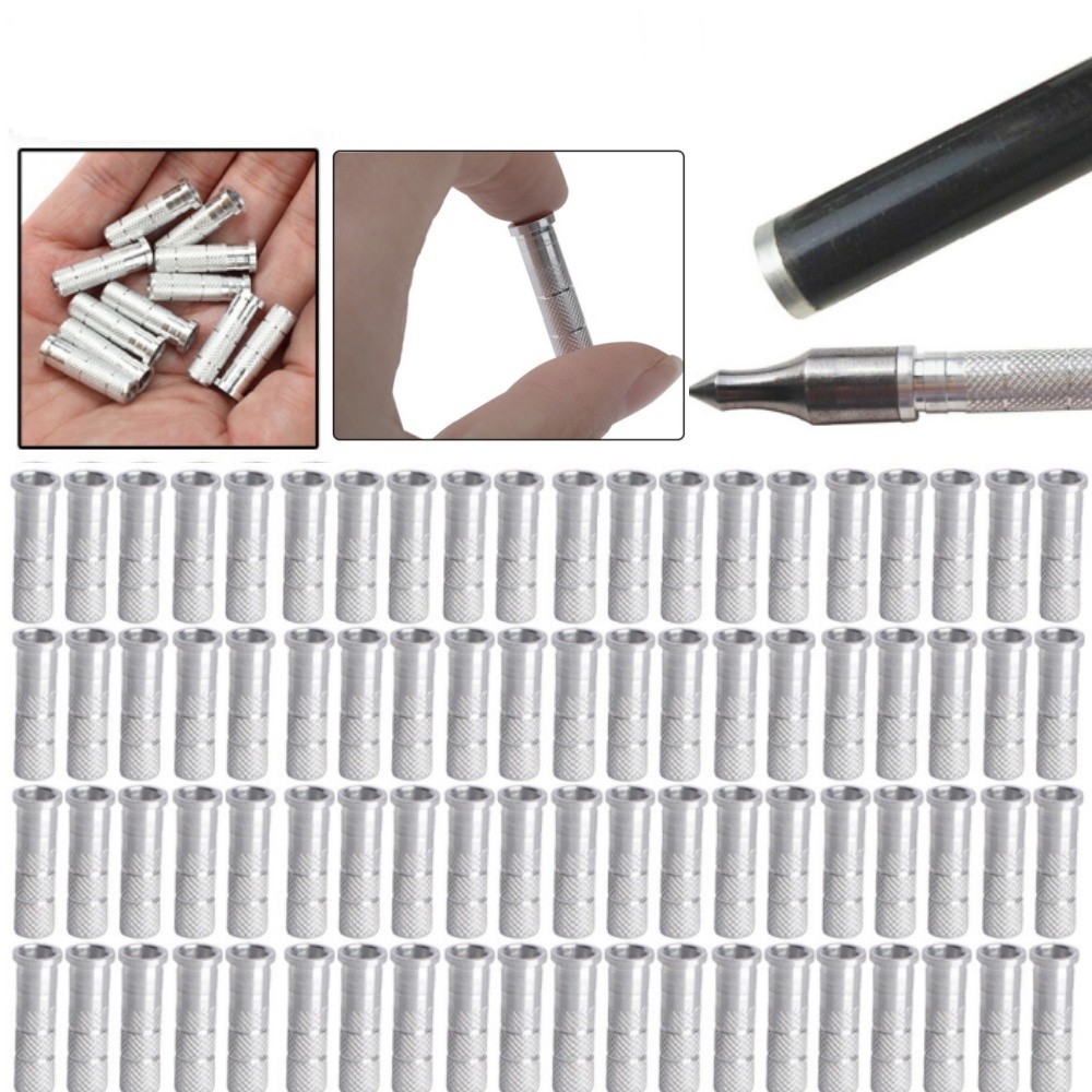 50-200PCS Arrow Inserts Threaded Arrow Connection Seat For ID 6.2mm Arrows Shaft