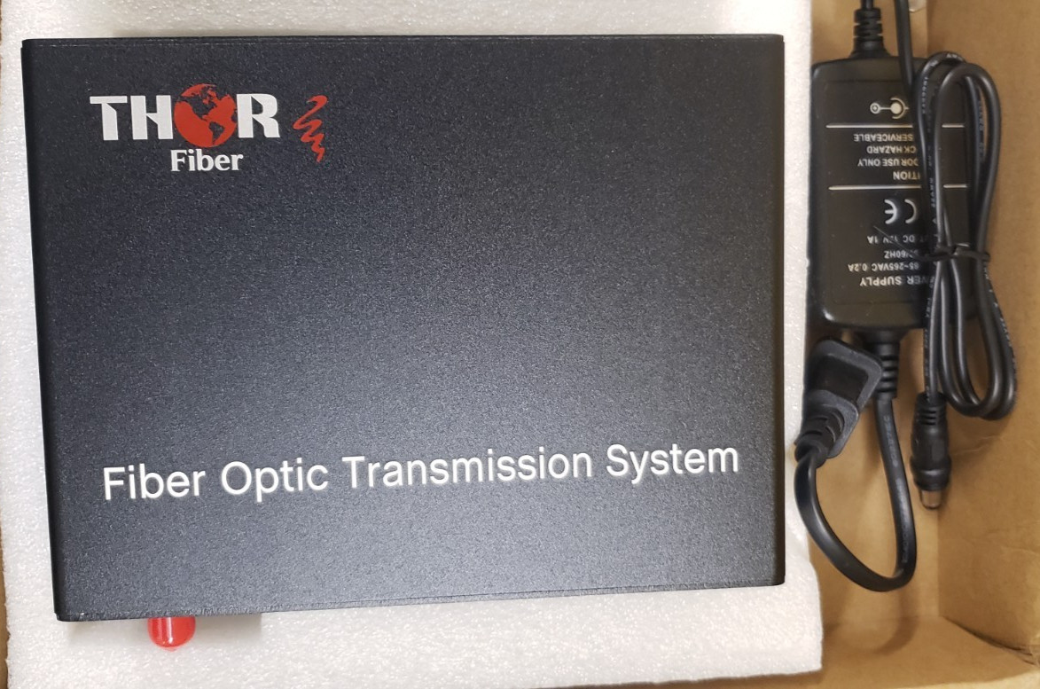 Thor Fiber F-2A-XLR-Tx/Rx Fiber Audio Converter, Uni-Directional