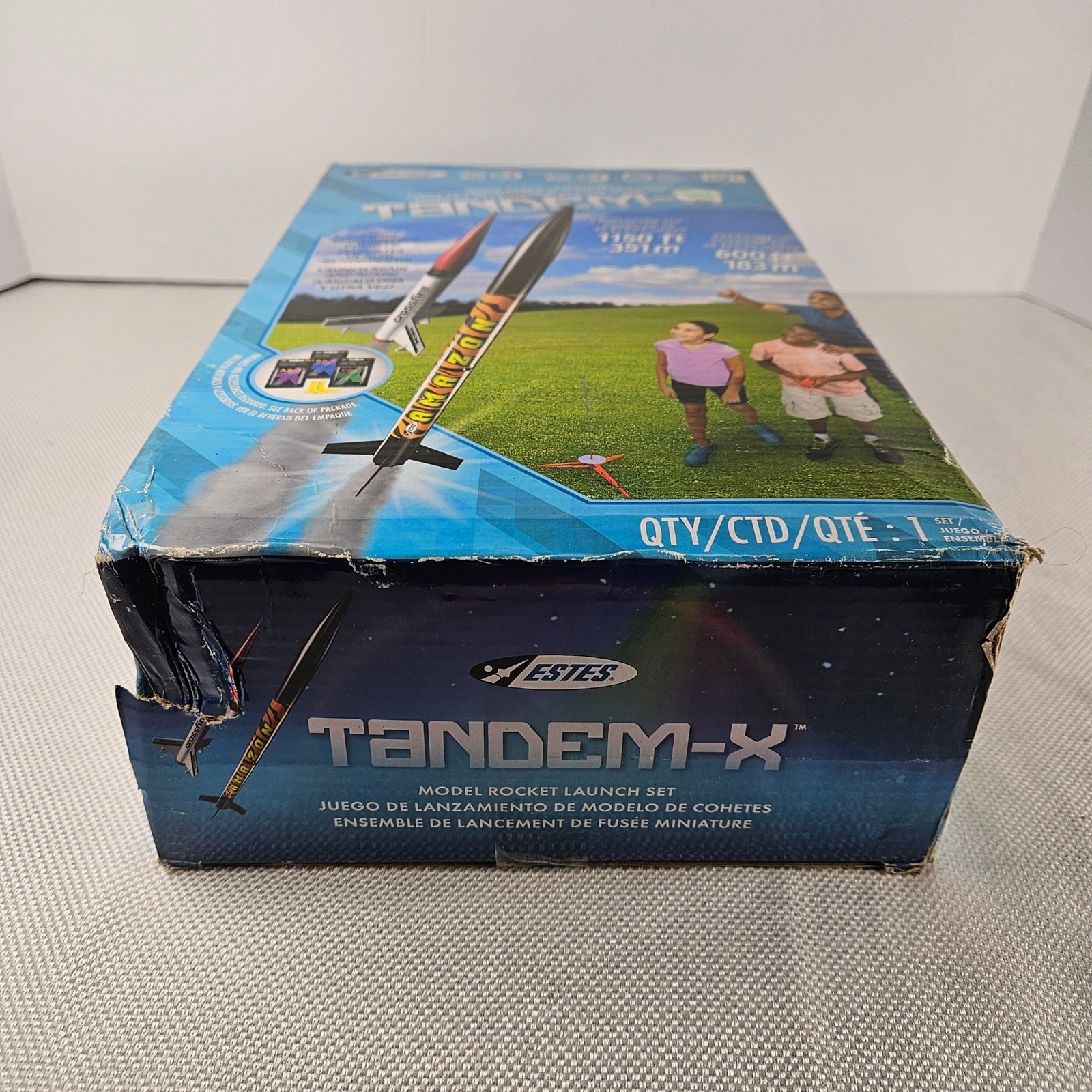 Estes Tandem-X Model Rocket Launch Set 1469 Amazon Crossfire ISX Skill Level 2 3