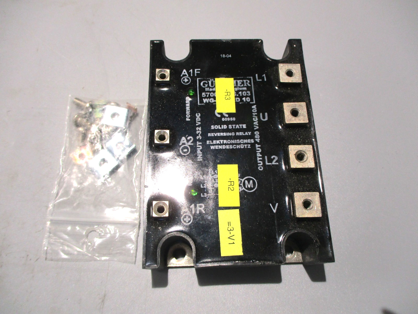 NEW COMUS WG-A0-12D10 SOLID STATE REVERSING RELAY