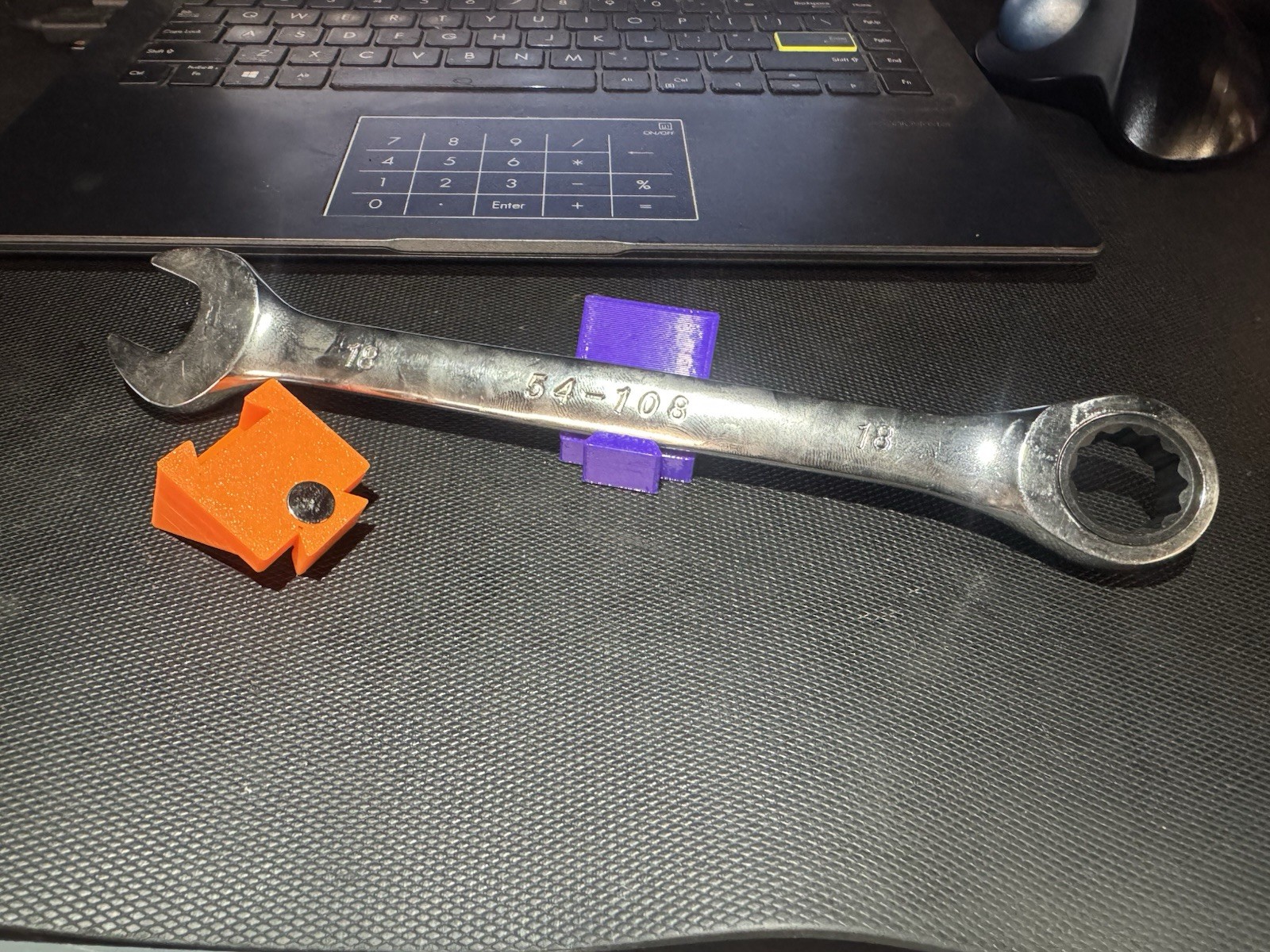 Magnetic Wrench Organizer