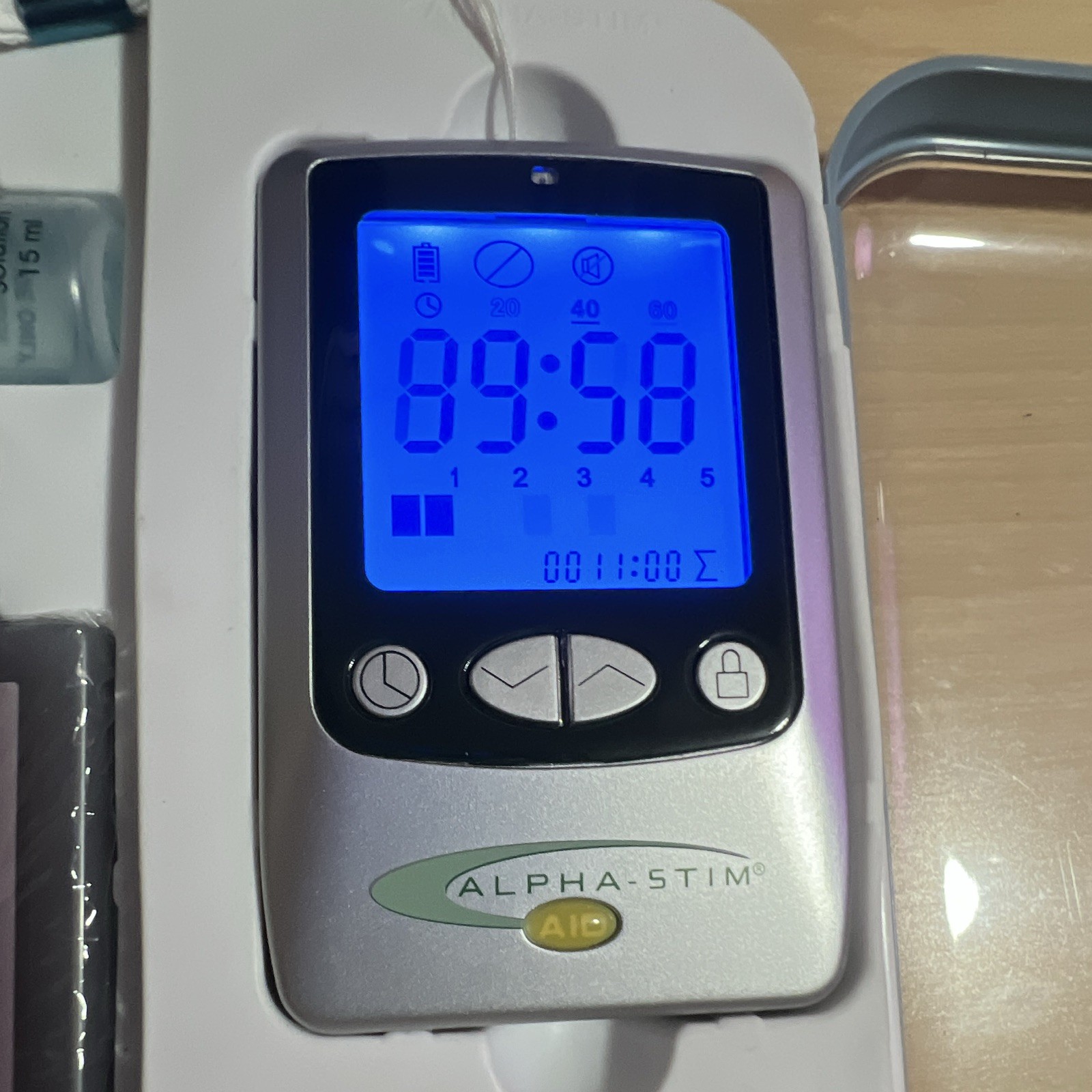 Alpha-Stim AID Device Kit Tested & Working