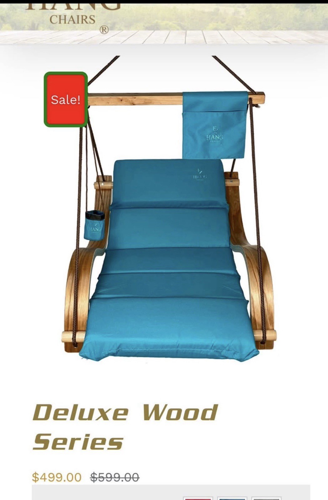 EZ Hang Chairs Super Deluxe Lounger