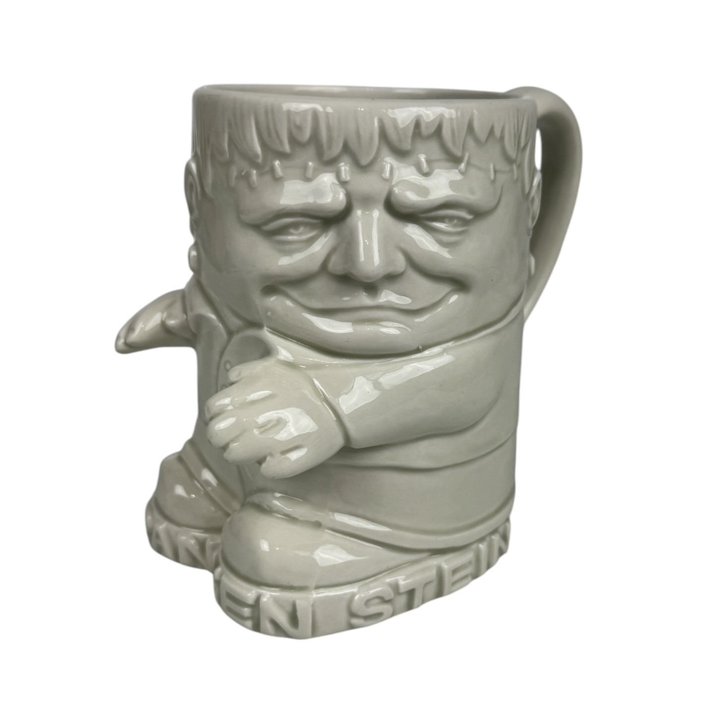 Vintage 1978 Fitz and Floyd Frankenstein Ceramic Mug Monster Halloween