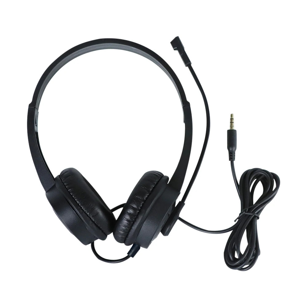 3.5MM Call Center Clear Voice Office School PC Gaming with Microphone 1.5M Wired