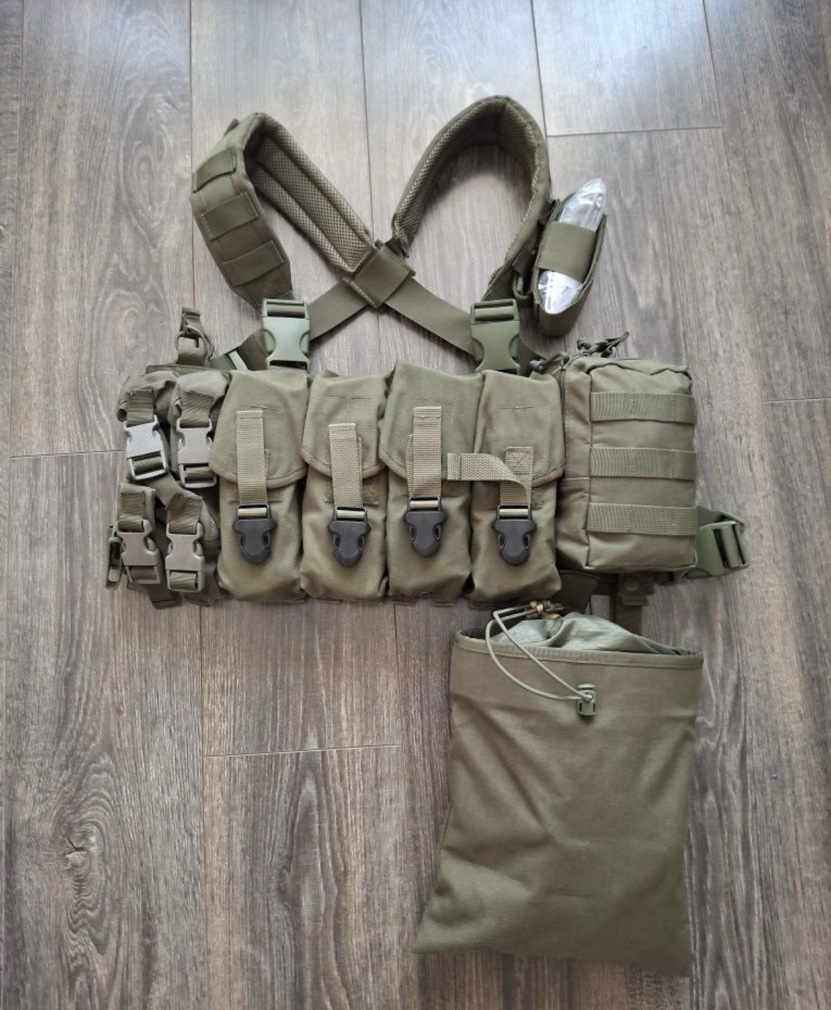 Condor Rare Coyote Padded  Chest Rig w/ Pouches