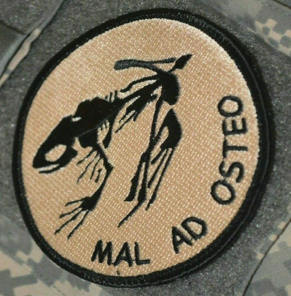 DAESH WHACKER PRO SEAL SPECIAL WARFARE JTF SSI: MAL AD OSTEO Bad to the Bone