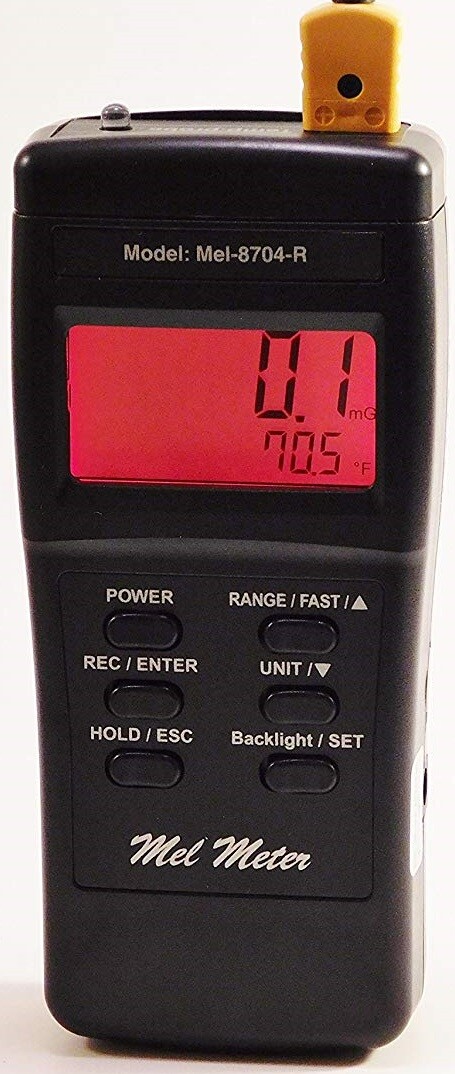 RESTORED Mel Meter 8704R EMF Meter GHOST HUNTING Paranormal detector