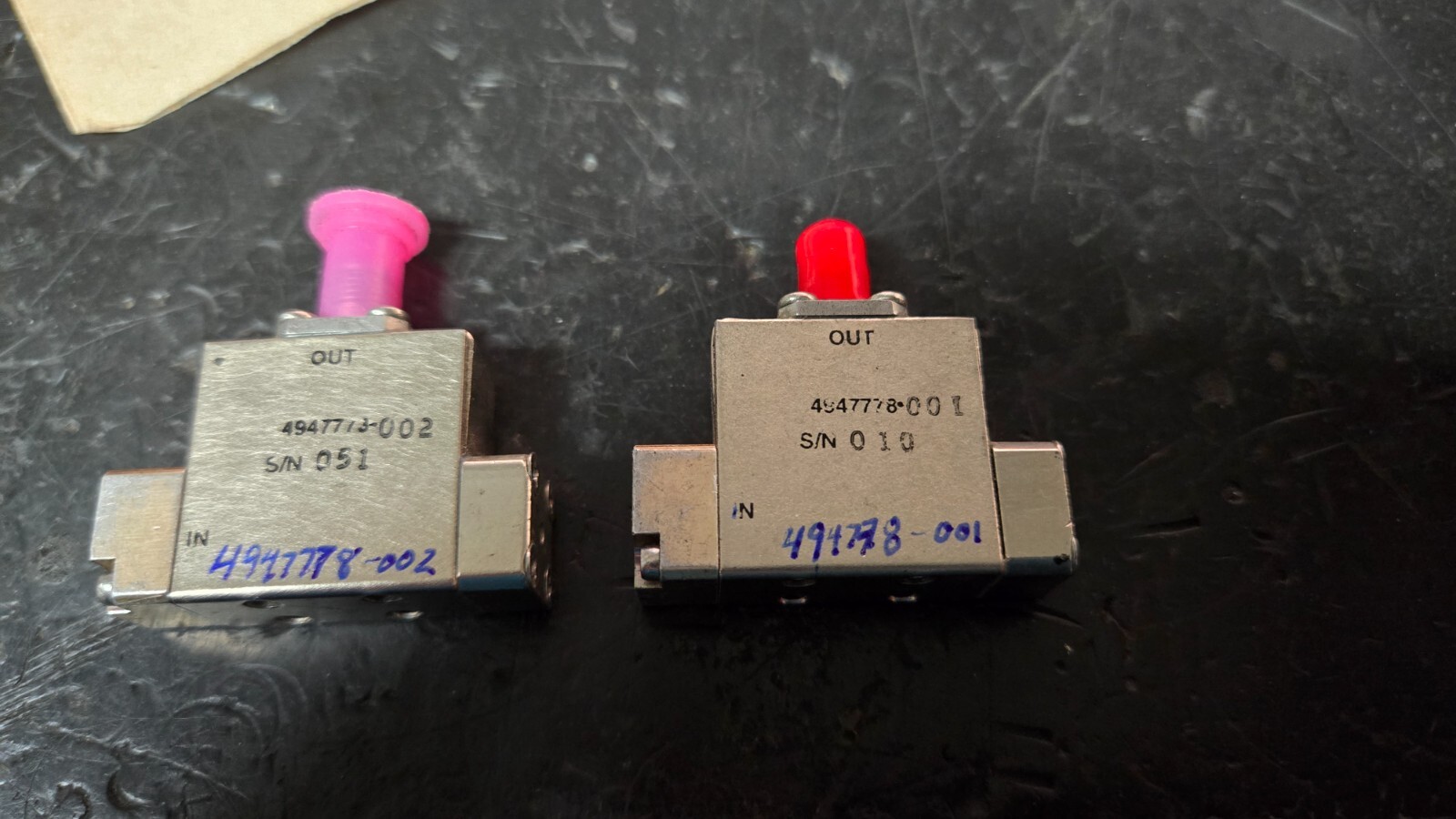 isolator 4947773 SMA plus direct contact connectors 5.6-6.6 GHz TESTED  plots